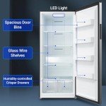 21 cu.ft. Frost-Free Upright Freezer - Stainless Steel