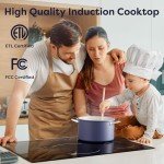 CIARRA 30-Inch 4-Burner Induction Cooktop