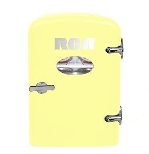 Frigidaire 6-CAN Mini Fridge in Yellow