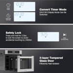 ThermoMate 24" Microwave Drawer & Electric Oven Combo
