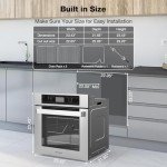 ThermoMate 24" Microwave Drawer & Electric Oven Combo