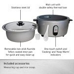 Panasonic 60-Cup Commercial Rice Cooker - Silver