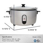 Panasonic 60-Cup Commercial Rice Cooker - Silver