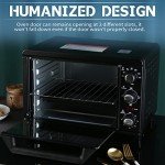 Compact Stainless Steel Toaster Oven with Timer