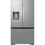 36" 3-Door Refrigerator with Ice and Water Dispenser