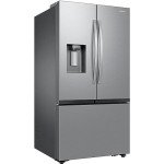 36" 3-Door Refrigerator with Ice and Water Dispenser