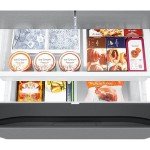 36" 3-Door Refrigerator with Ice and Water Dispenser