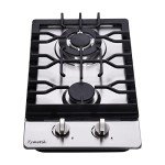 Bakysso 12-Inch Stainless Steel Gas Cooktop