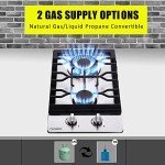 Bakysso 12-Inch Stainless Steel Gas Cooktop