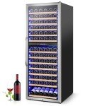 24" Dual-Zone Wine Fridge Holds 154 Bottles