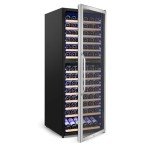 24" Dual-Zone Wine Fridge Holds 154 Bottles