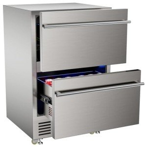 Mojgar 24-Inch Outdoor Refrigerator with Wheels