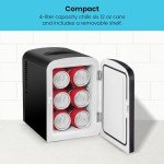 Chefman Mini Portable Fridge: Cools, Heats, Compact Storage