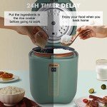 CHACEEF 2-Cup Mini Rice Cooker - Portable & Non-Stick