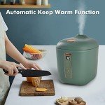 CHACEEF 2-Cup Mini Rice Cooker - Portable & Non-Stick