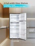 BLACK+DECKER 14.6 Cu. Ft. Top Freezer Refrigerator