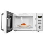 Emerson Compact Retro White Microwave Oven, 700W