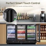 BODEGA Back Bar Cooler with 3 Glass Doors