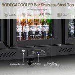 BODEGA Back Bar Cooler with 3 Glass Doors