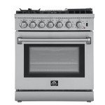 FORNO Lazio 30" Dual Fuel Gas Range & Oven