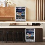 24-Inch Beverage and Wine Cooler Fridge