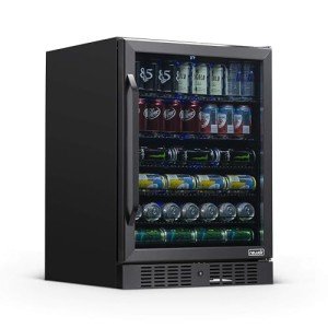 NewAir 24" Mini Beverage Refrigerator, 177 Can Capacity