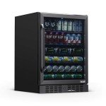 NewAir 24" Mini Beverage Refrigerator, 177 Can Capacity