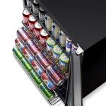 NewAir 24" Mini Beverage Refrigerator, 177 Can Capacity