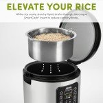 Aroma Cool-Touch Stainless Steel Rice Multicooker 20-Cup