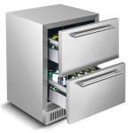 24" Outdoor Double Drawer Beverage Fridge