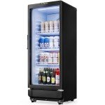 YITAHOME 6 Cu.Ft. Glass Door Beverage Refrigerator