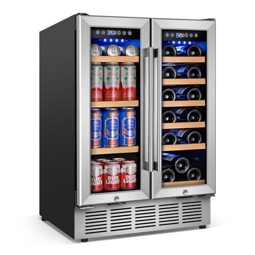 Turephe Dual Zone Wine and Beverage Refrigerator