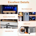 Turephe Dual Zone Wine and Beverage Refrigerator