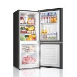 Saeoola 4.0 Cu.Ft Compact Bottom Freezer Refrigerator