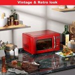 Galanz Retro Microwave Oven with Easy Clean, 0.9 cu ft
