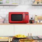 Galanz Retro Microwave Oven with Easy Clean, 0.9 cu ft