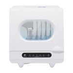 Portable Countertop Dishwasher with 5 Washing Programs