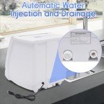Portable Countertop Dishwasher with 5 Washing Programs
