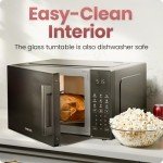 Chefman 1.1 Cu. Ft. Microwave Oven - Black