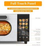 10-in-1 Air Convection Toaster Oven with LCD Display