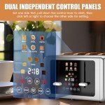 WUNLY 4-Slice Touchscreen Smart Toaster with Controls