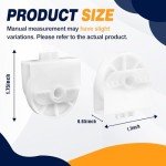 2-Pack Drawer Rollers for LG Kenmore Refrigerators
