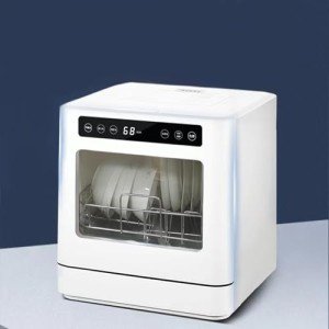Portable Tabletop Dishwasher with 4 Cleaning Modes