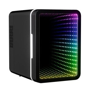 Compact Mini Fridge with LED Light, AC/DC Cooler
