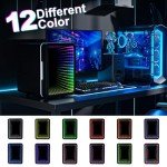 Compact Mini Fridge with LED Light, AC/DC Cooler