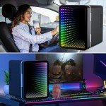 Compact Mini Fridge with LED Light, AC/DC Cooler