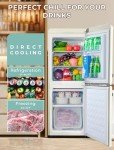 Anypro 3.8 Cu.Ft Retro Fridge with Freezer Drawer