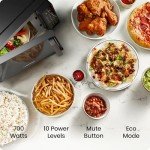 Chefman 0.7 Cu. Ft. 700W Microwave Oven - Black