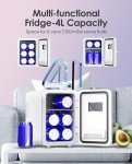 CUTIEWORLD 4L Skincare Fridge - Mini Makeup Cooler
