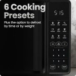 Chefman 0.7 Cu. Ft. 700W Microwave Oven - Black